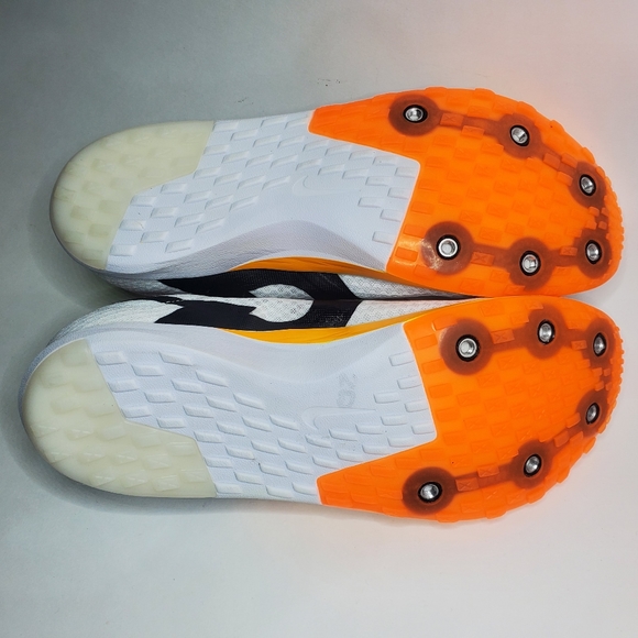 Nike Zoom Rival XC 6 White/ Orange Track Shoes DX7999-100 Men’s Size 8.5 - Picture 9 of 9